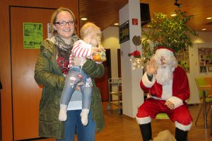 Unser jüngster Gast am 6. Dezember 2017 mit dem Nikolaus