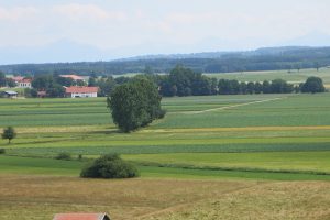 Herrliches Wetter - herrliche Fernsicht mit den Bergen am Horizont